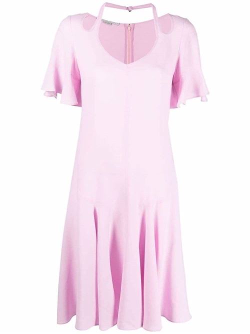 V-neck flared dress STELLA MCCARTNEY | 604238SSA025602